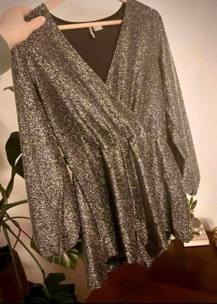 Fantastische Glitter Jumpsuit - Maat S/M, Kleding | Dames, Jumpsuits, Ophalen of Verzenden, Zo goed als nieuw, Maat 36 (S), Overige kleuren