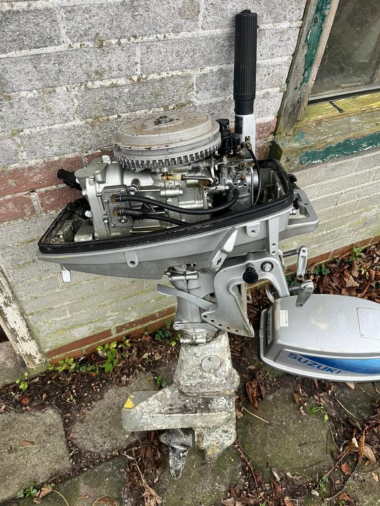 Suzuki 6 pk 2takt voor loop of sloop, Ophalen, Gebruikt, Motor en Techniek, Zeilboot of Motorboot