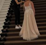 Koonings trouwjurk + sluier – off white – gereinigd, Ophalen of Verzenden, Zo goed als nieuw, Wit, Trouwjurk