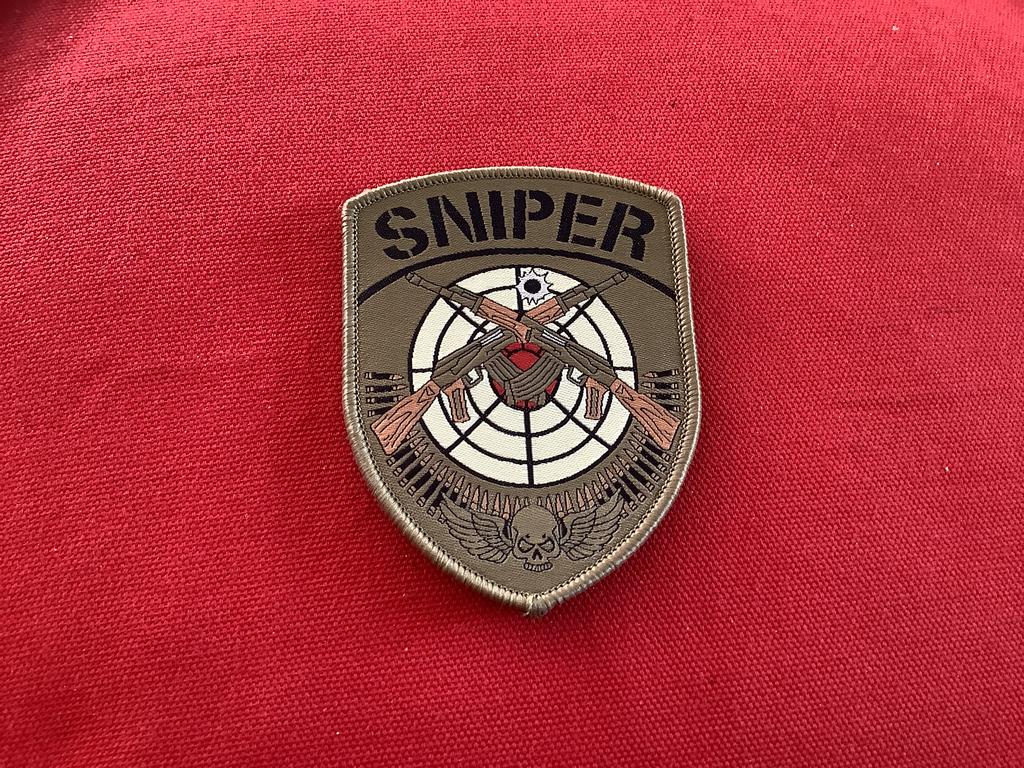 Badge van de Sniper met velcro, Ophalen of Verzenden