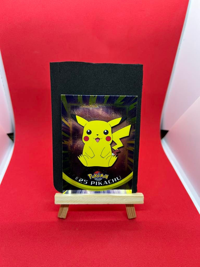 Pokémon Topps Pikachu #25 Holo Vintage Animated Card, Ophalen of Verzenden, Zo goed als nieuw