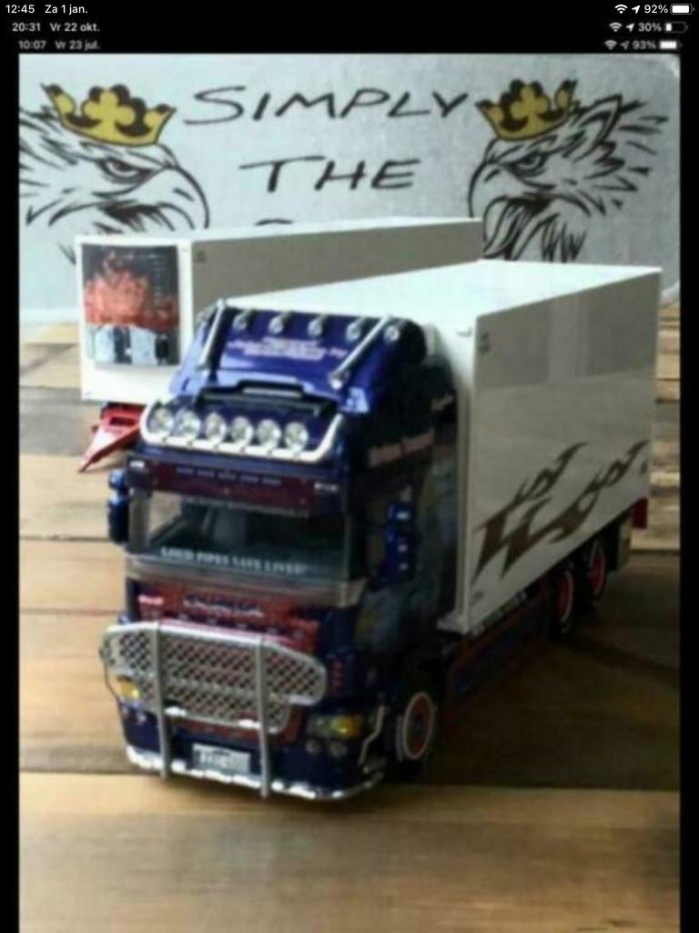 Scania jarvinen transport lzv, Hobby en Vrije tijd, Modelauto's | 1:50, Ophalen of Verzenden, Nieuw, Bus of Vrachtwagen