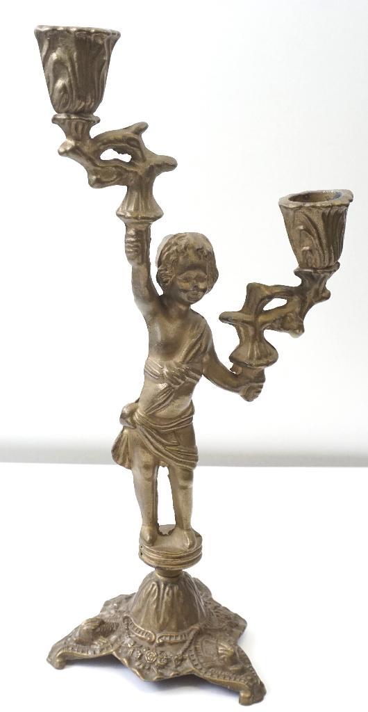 kandelaar, Antiek en Kunst, Antiek | Kandelaars, Koper of Brons, Ophalen of Verzenden