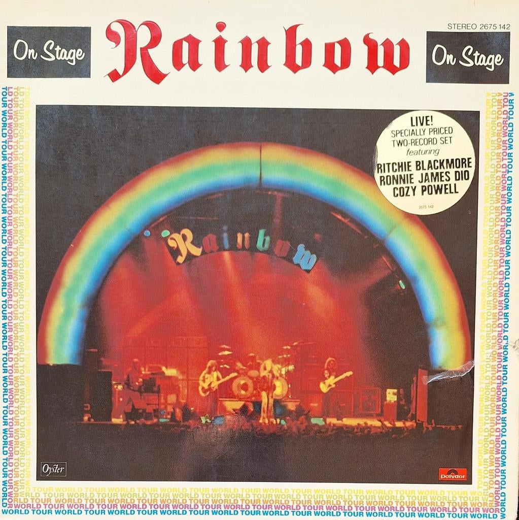 Rainbow - On Stage (2LP Live Album, 1977), Gebruikt, Overige genres, Ophalen of Verzenden, 1970 - 1979