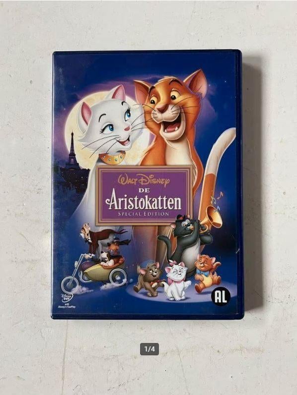 Walt Disney de Aristokatten DVD, Tekenfilm, Ophalen of Verzenden, Zo goed als nieuw, Alle leeftijden