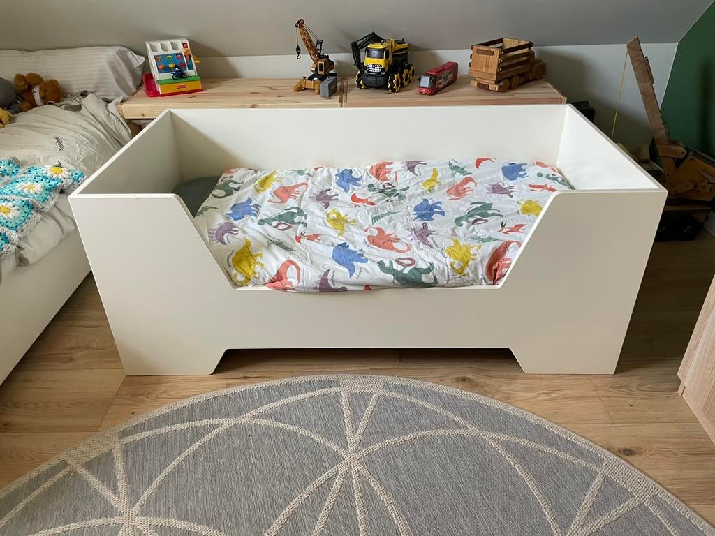 Peuterbed 146x76x 59cm (lxbxh), Kinderen en Baby's, Kinderkamer | Bedden, Gebruikt, 70 tot 85 cm, 140 tot 160 cm, Ophalen