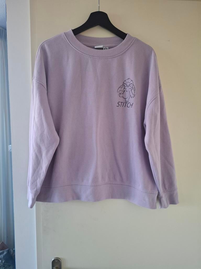 Lila Stitch sweater maat M, Maat 38/40 (M), Disney, Paars, Ophalen of Verzenden