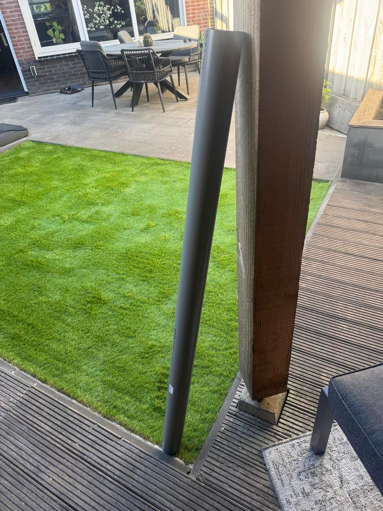 Regenpijp PVC 140cm - Grijs, Doe-het-zelf en Verbouw, Ophalen, Afvoer, Gebruikt, Pvc