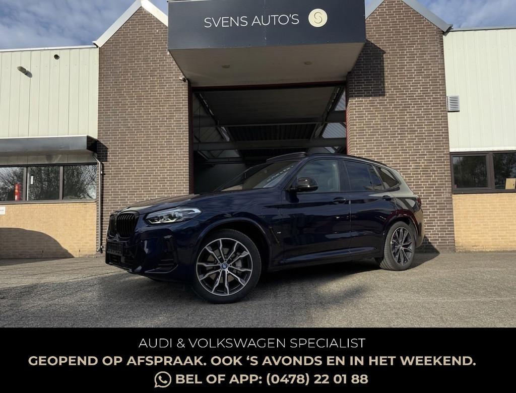 BMW X3 XDrive30e M-Sport Pano|H/K|Trekhaak|HUD|ACC|20"|Camer, Automaat, 1998 cc, Gebruikt, Zwart