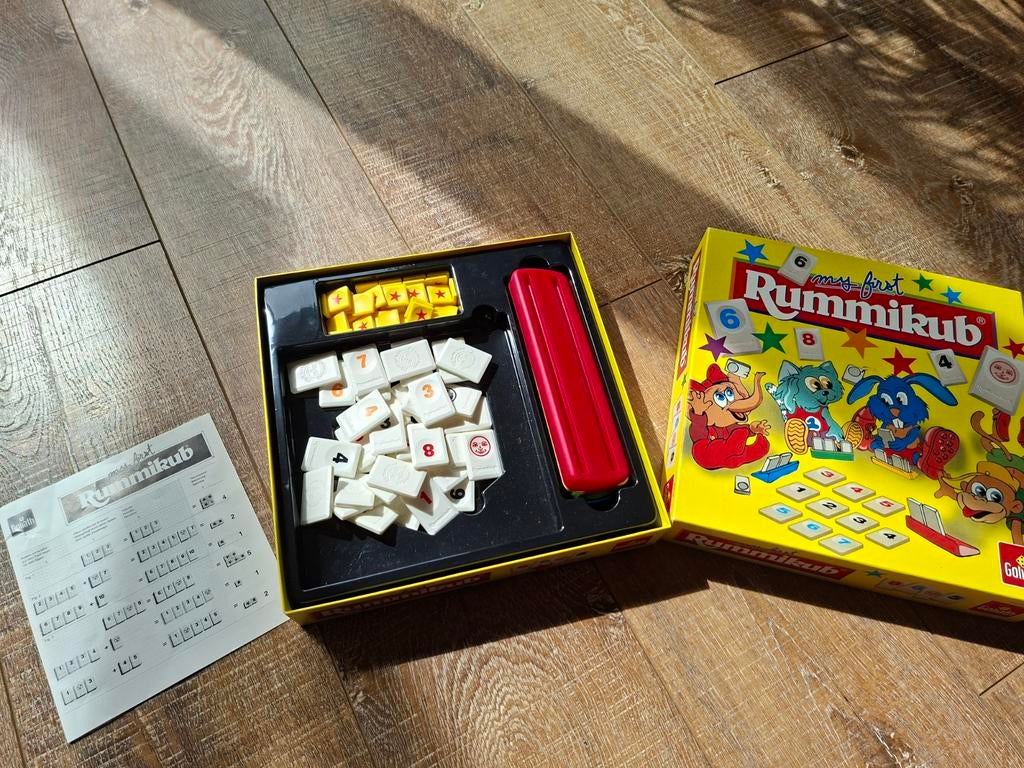 My first Rummikub, Drie of vier spelers, Ophalen, Zo goed als nieuw, Goliath