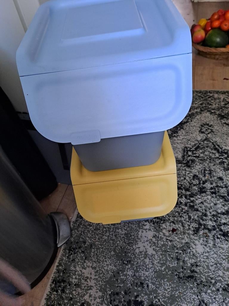 2 stapelbakken Action, Ophalen of Verzenden