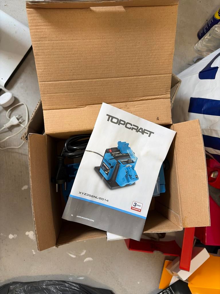 Topcraft slijpmachine XYZ356NL/2014, Doe-het-zelf en Verbouw, Ophalen of Verzenden, Zo goed als nieuw