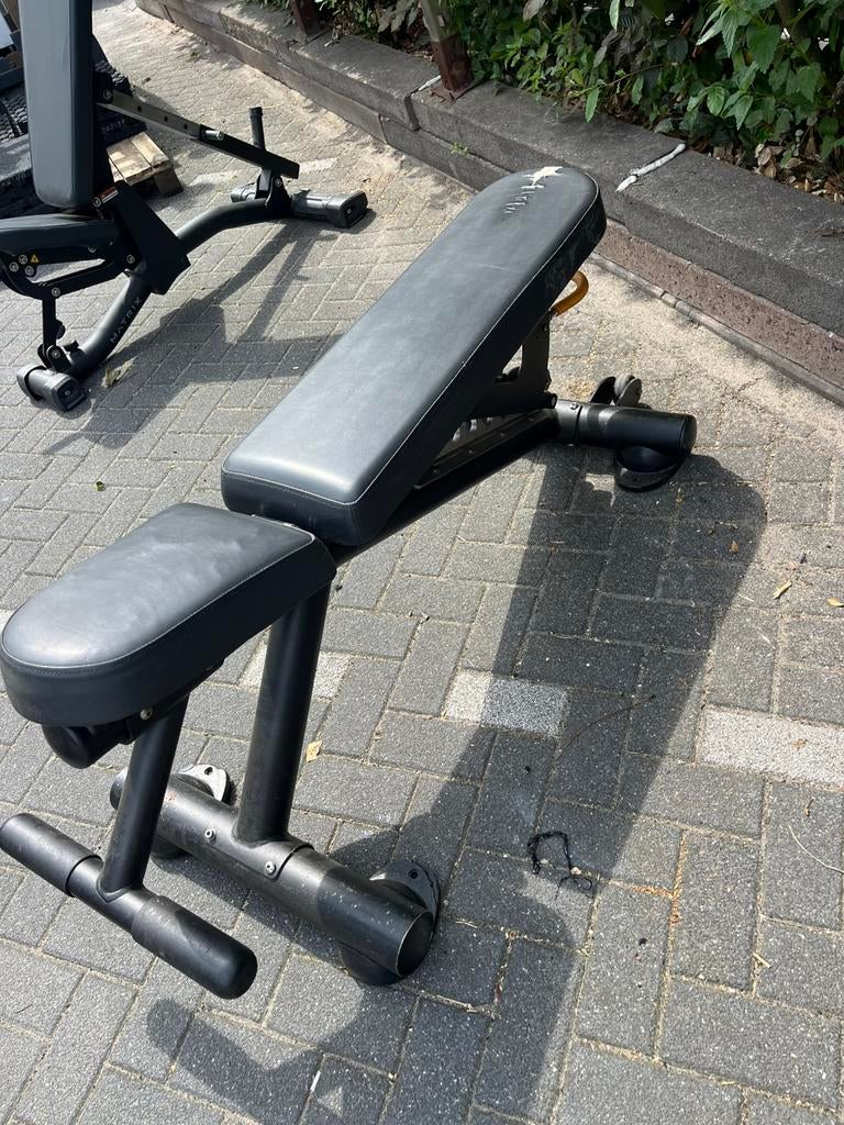 Matrix verstelbare bank adjustable bench, Sport en Fitness, Fitnessmaterialen, Ophalen, Gebruikt, Matrix, Bank