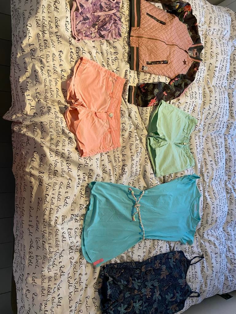 Lente/zomer kledingpakket meisjes maat 146/152, Ophalen, Gebruikt, Maat 146