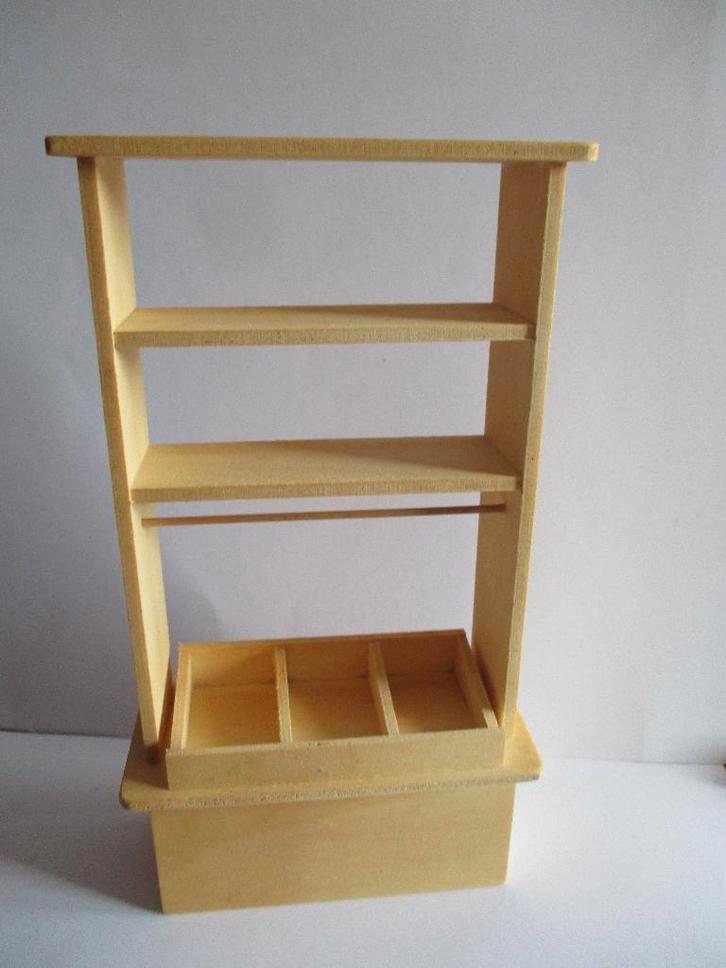 poppenhuis winkelkast, Verzamelen, Poppenhuizen en Toebehoren, Zo goed als nieuw, Decoratie, Ophalen of Verzenden