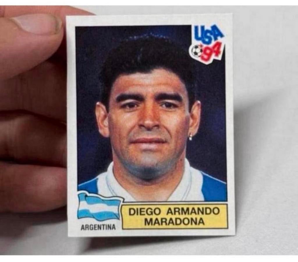 Diego Maradona World Cup 1994 Panini sticker USA no. 248, Verzamelen, Buitenlandse clubs, Nieuw, Ophalen of Verzenden, H