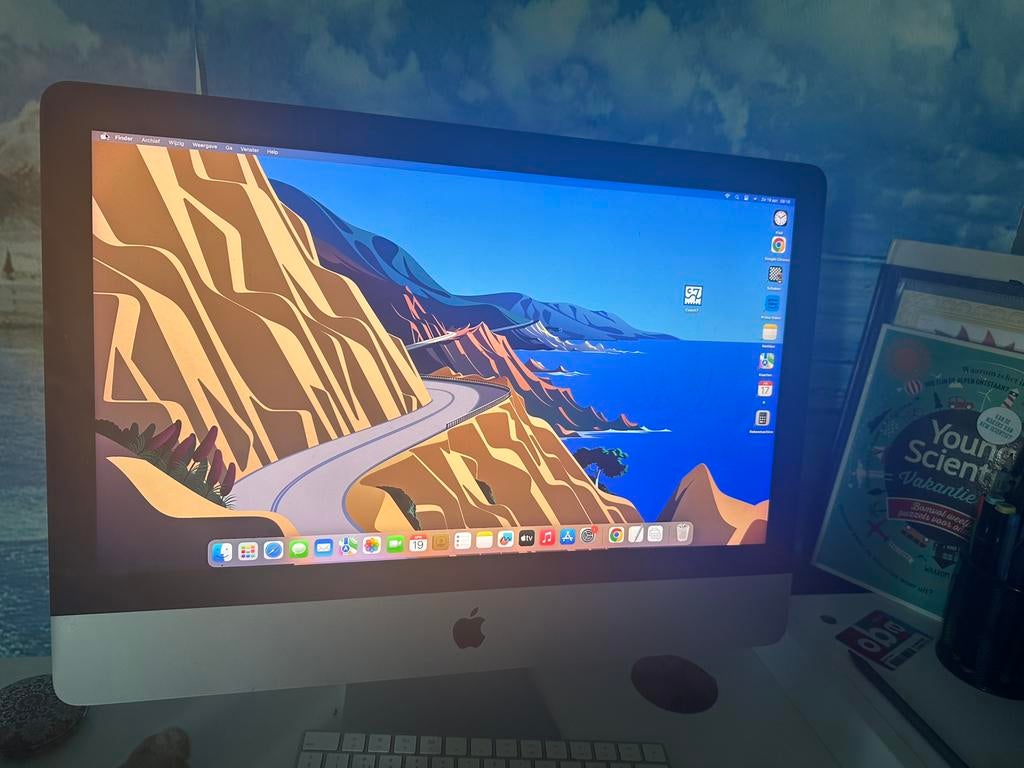 iMac, Retina 4K, 21,5 inch, 2017 zo goed als nieuw, Ophalen, Zo goed als nieuw, IMac, 3 tot 4 Ghz