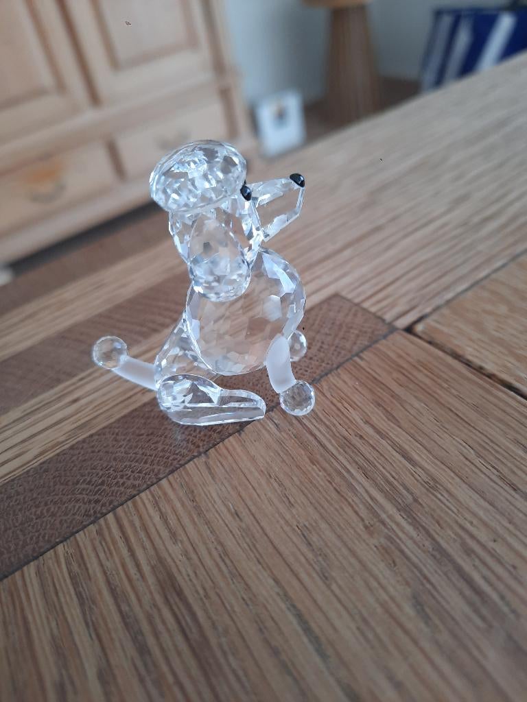Swarovski. Poedel zittend., Verzamelen, Swarovski, Ophalen, Zo goed als nieuw, Figuurtje