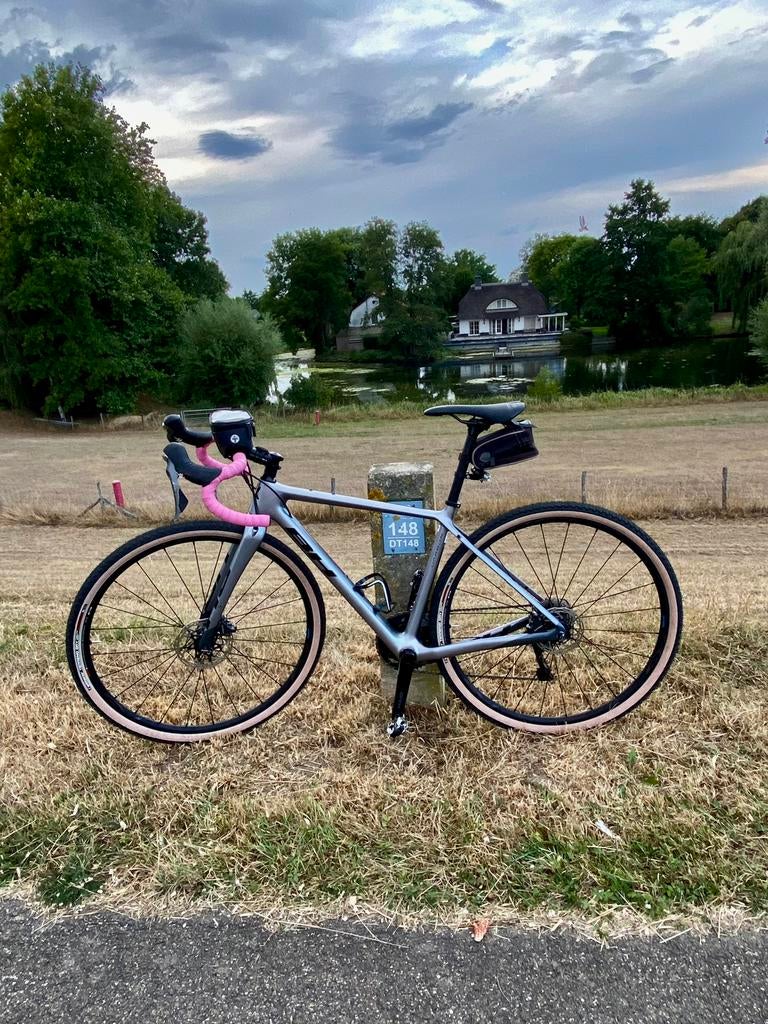 Gravel full carbon BH GravelX 2x11sp GRX810 maat S, Fietsen en Brommers, Fietsen | Racefietsen, Carbon, Zo goed als nieuw, Meer dan 20 versnellingen