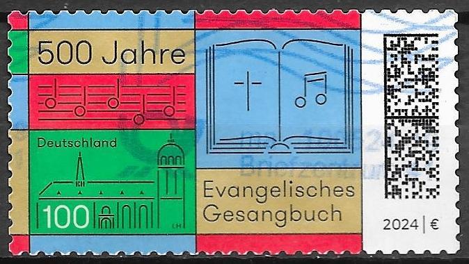 Duitsland: Mi. 3810 uit 2024, Postzegels en Munten, Postzegels | Europa | Duitsland, Gestempeld, 1990 tot heden, Ophalen of Verzenden