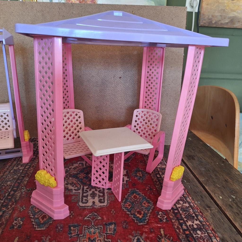 Vintage Barbie Tuinpaviljoen & Schommelset (1994), Ophalen of Verzenden