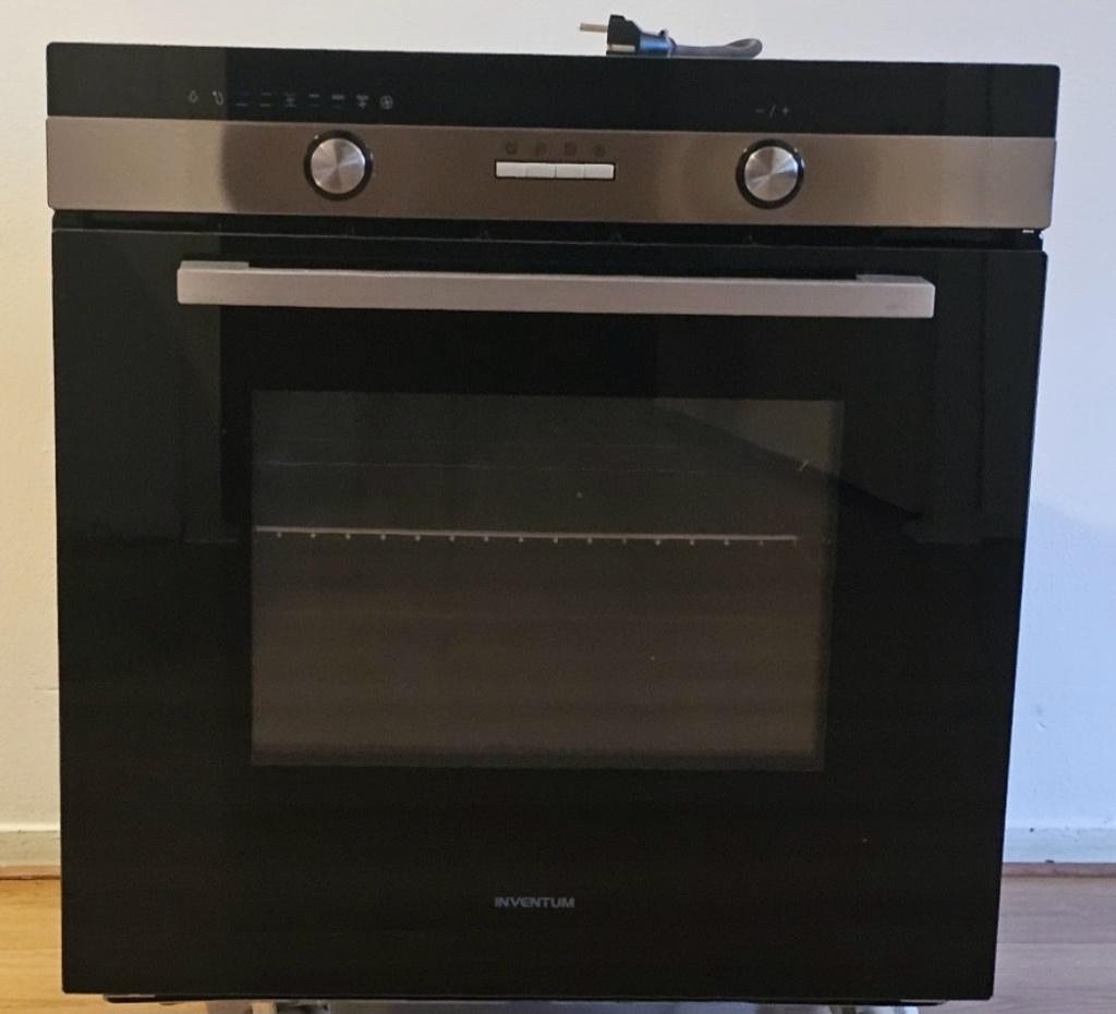 Inventum inbouw oven (IOM6170RK), Witgoed en Apparatuur, Hete lucht, Zo goed als nieuw, Oven met grill, Inbouw