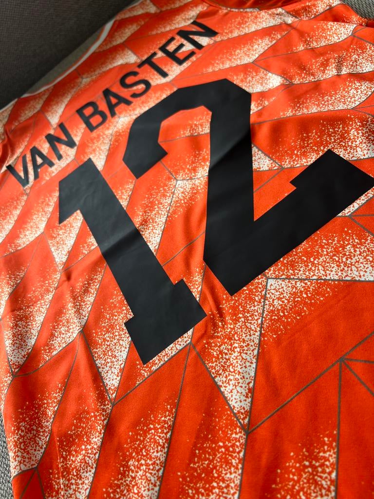 Oranje voetbalshirt Van Basten 12, Ophalen of Verzenden, Gebruikt, Shirt