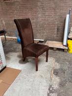Stoel suede, Huis en Inrichting, Stoelen, Ophalen, Zo goed als nieuw, Bruin, Eén