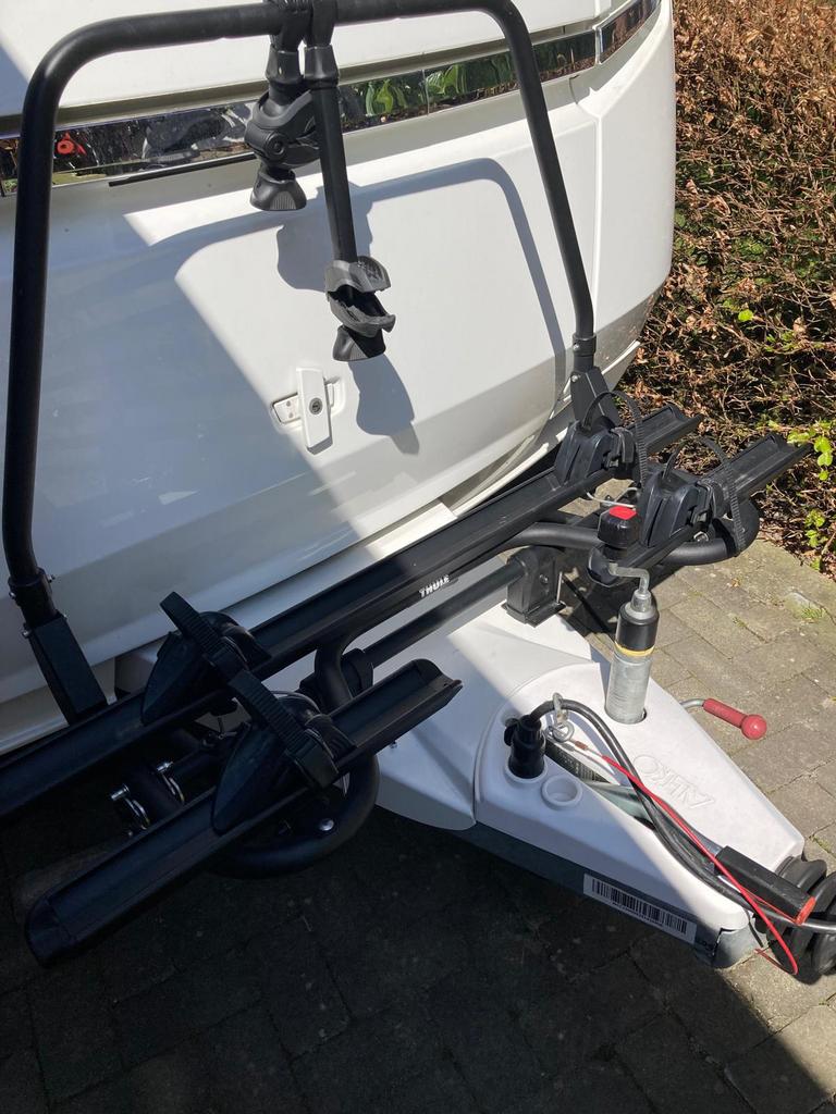 Thule fietsendrager voor caravan op dissel - Z.G.A.N., Ophalen, Zo goed als nieuw