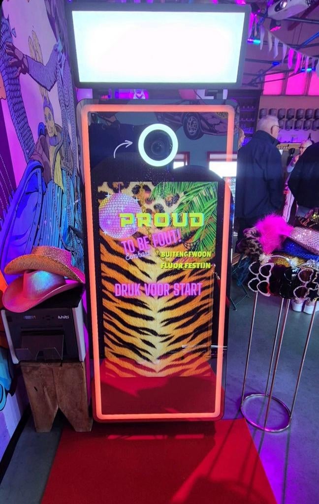 Photobooth huren | Prijs is INCL. onbeperkte tijd en prints!, Ophalen of Verzenden, Nieuw, Overige