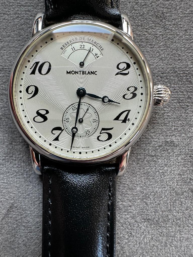 Montblanc Meisterstück Limited horloge, Overige merken, Leer, Staal, Verzenden