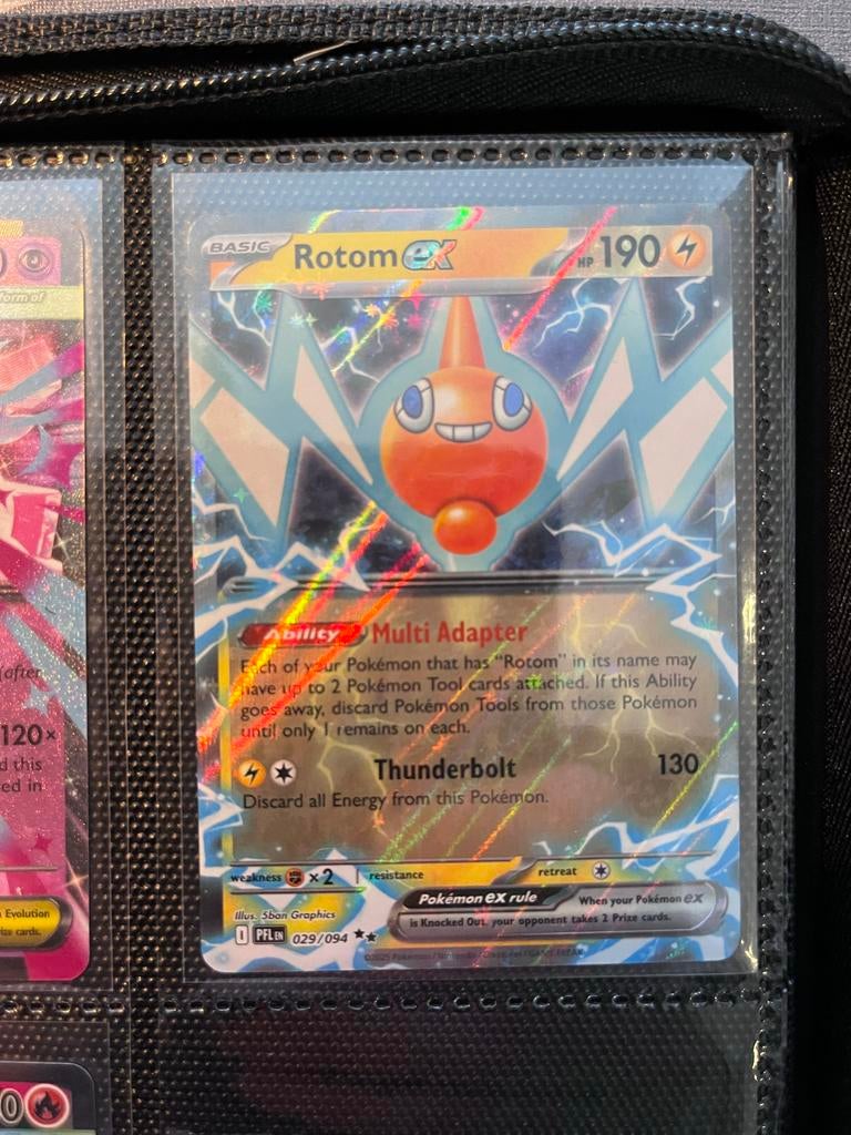 Pokémon Rotom EX kaart 029/094 phantasmal flames, Ophalen of Verzenden, Nieuw, Losse kaart, Foil