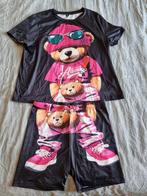 Dames Shirt & Broekje, Zwart - Maat XL, Zwart, Maat 46/48 (XL) of groter, Ophalen of Verzenden, Zo goed als nieuw