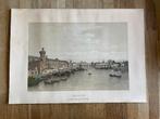 Litho, Paris en 1650, le louvre, .., Philippe Benoist, Antiek en Kunst, Ophalen of Verzenden