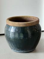 Grote bloempot met terracotta rand, Tuin en Terras, Ophalen, Overige materialen, Gebruikt, Minder dan 60 cm