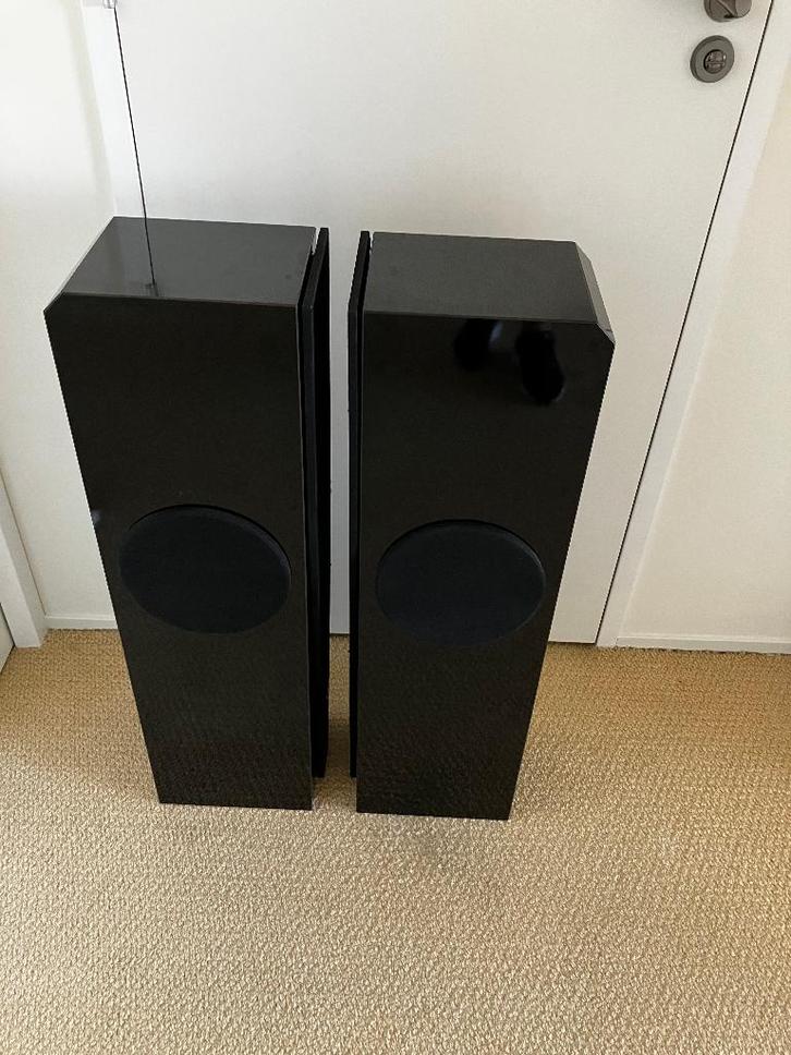 Stereo luidsprekers Hepta, Audio, Tv en Foto, Luidsprekers, Gebruikt, Front, Rear of Stereo speakers, 60 tot 120 watt, Overige merken