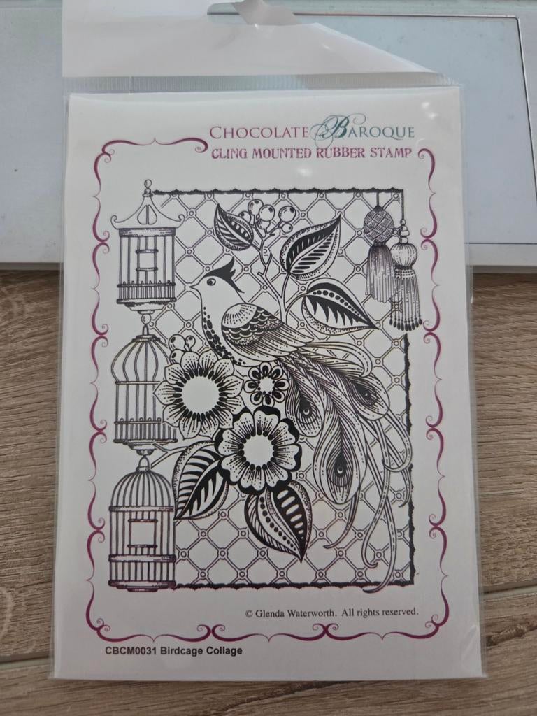 nieuwe stempels Chocolate Baroque mounted, Ophalen of Verzenden, Nieuw, EZ-mounted stempel