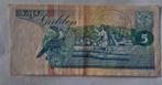 Suriname 5 gulden., Postzegels en Munten, Bankbiljetten | Nederland, Ophalen of Verzenden, 5 gulden, Los biljet