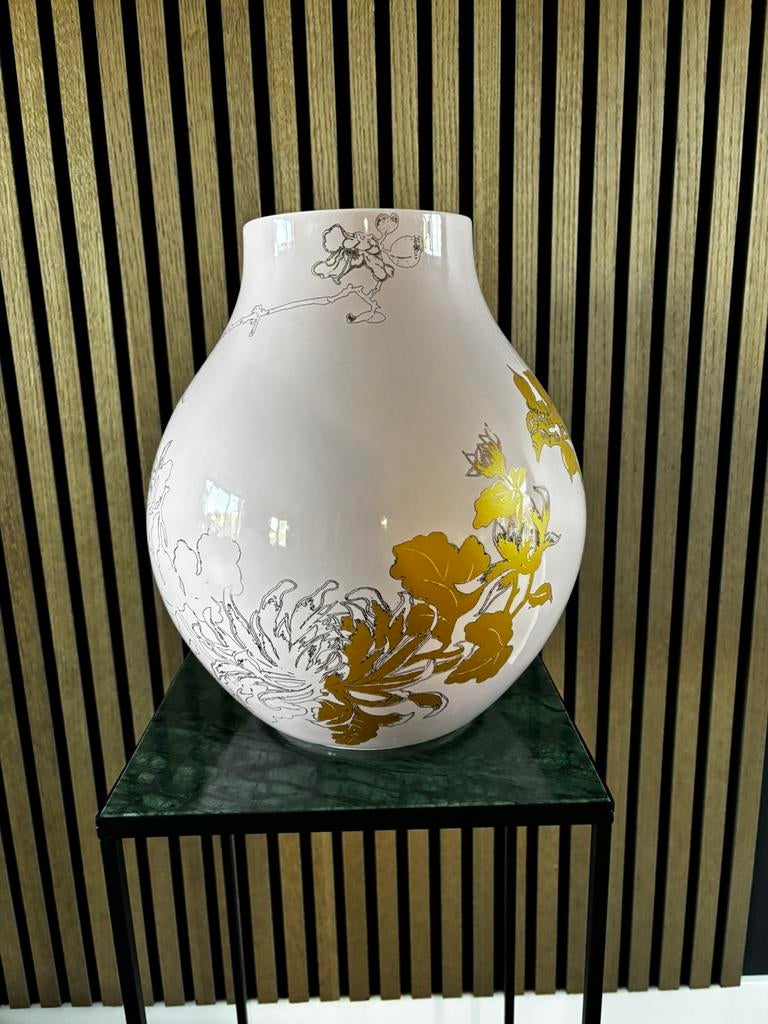 IKEA Jonsberg "Asia" designvaas Hella Jongerius roze goud, Huis en Inrichting, Woonaccessoires | Vazen, Ophalen, Overige kleuren