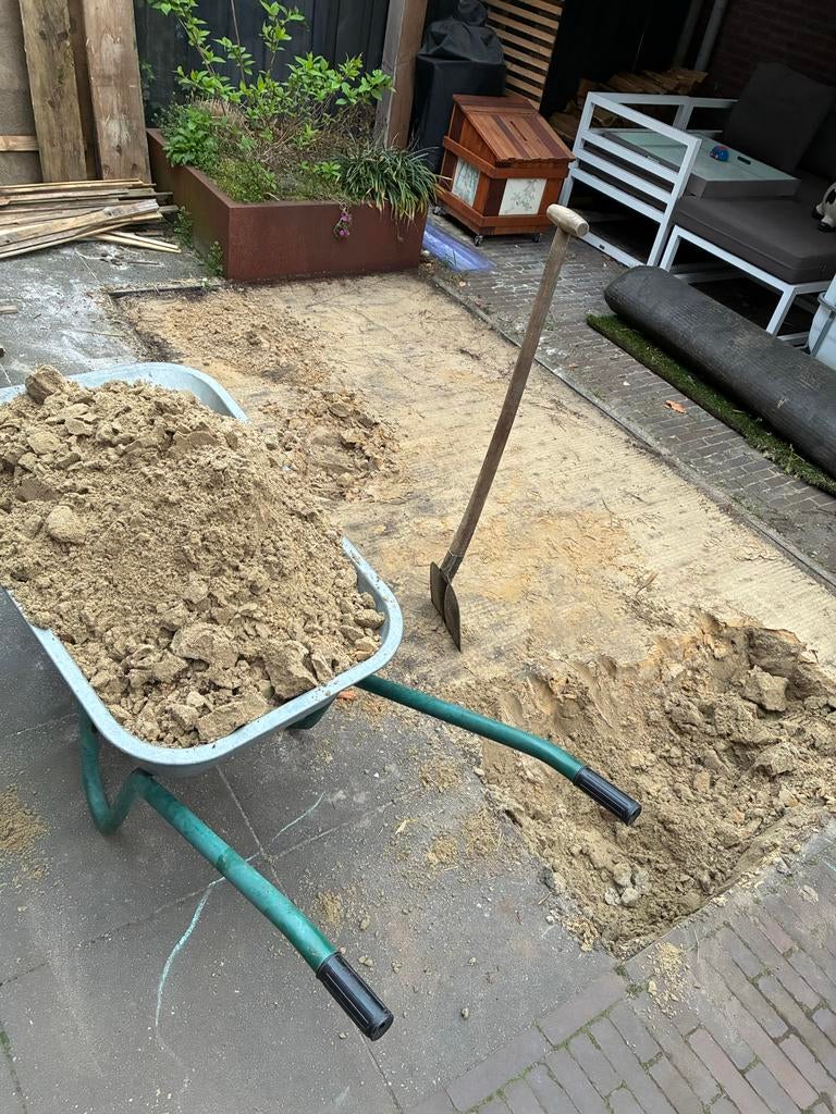 1 kuub wit zand - Ideaal voor diverse tuinprojecten, Tuin en Terras, Zand, Ophalen, Gebruikt, Ophoogzand