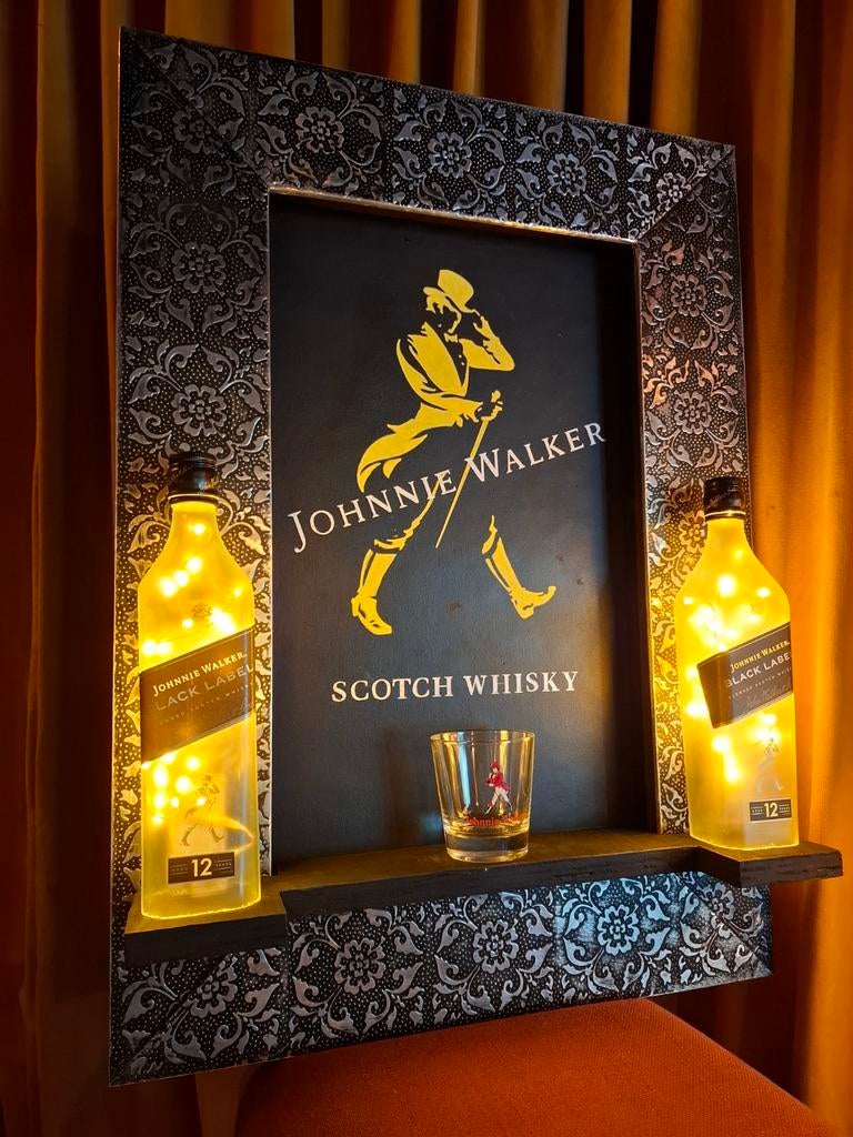 Bar mancave chillroom wand deco johnnie walker, Huis en Inrichting, Barren, Ophalen of Verzenden