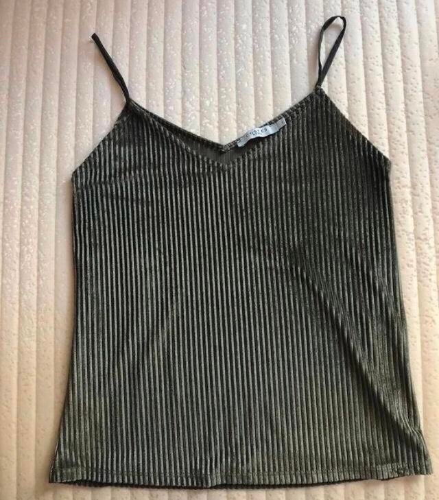 Corduroy top, Ophalen of Verzenden, Zo goed als nieuw, Groen, Maat 36 (S)
