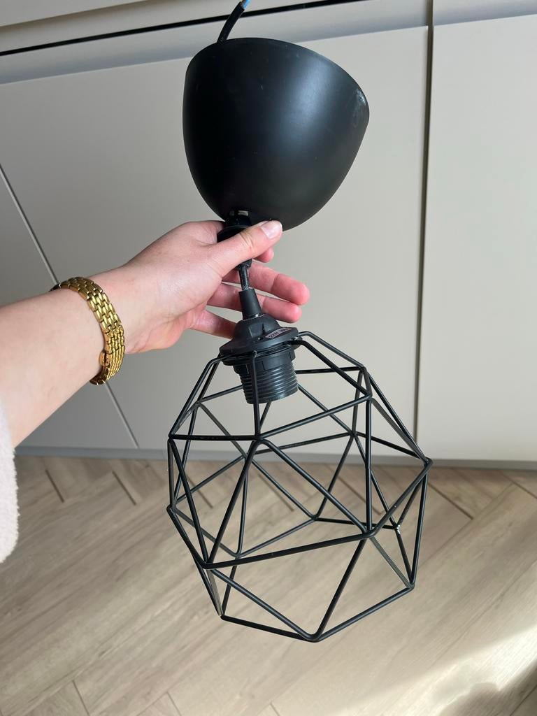 IKEA hanglampen 3 stuks, Huis en Inrichting, Lampen | Hanglampen, Gebruikt, Minder dan 50 cm, Metaal, Ophalen of Verzenden