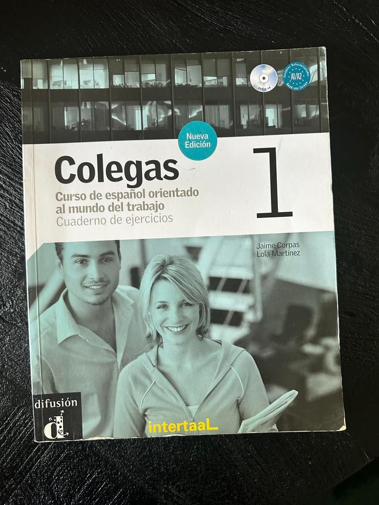 Colegas 1 & 2 - Spaans werkboek met CD's, Ophalen of Verzenden, Gamma, Zo goed als nieuw, HBO