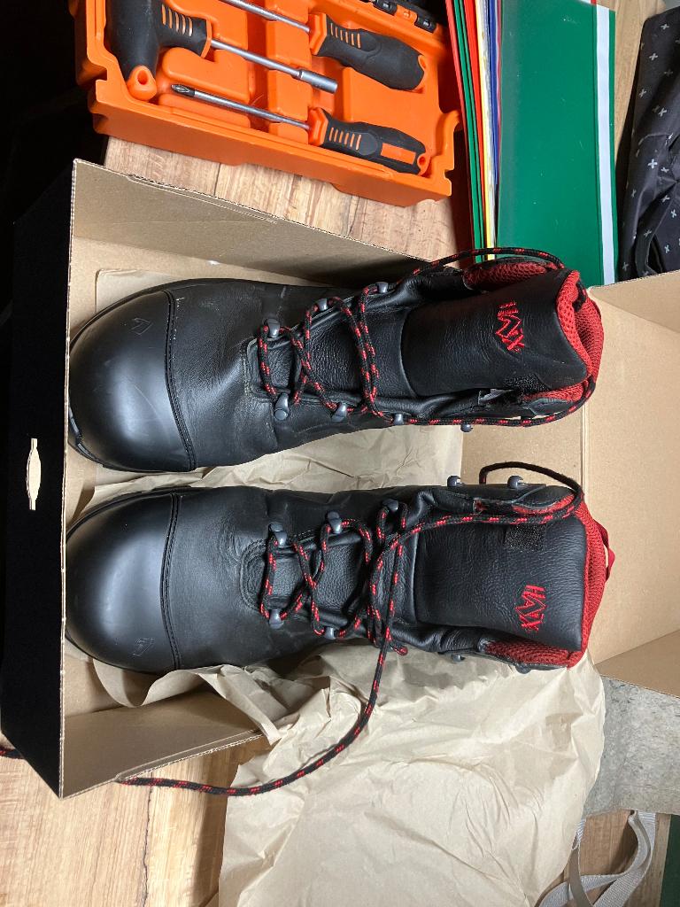 Haix black Eagle safety 54 mid, Ophalen of Verzenden, Zo goed als nieuw, Werkschoenen, Zwart