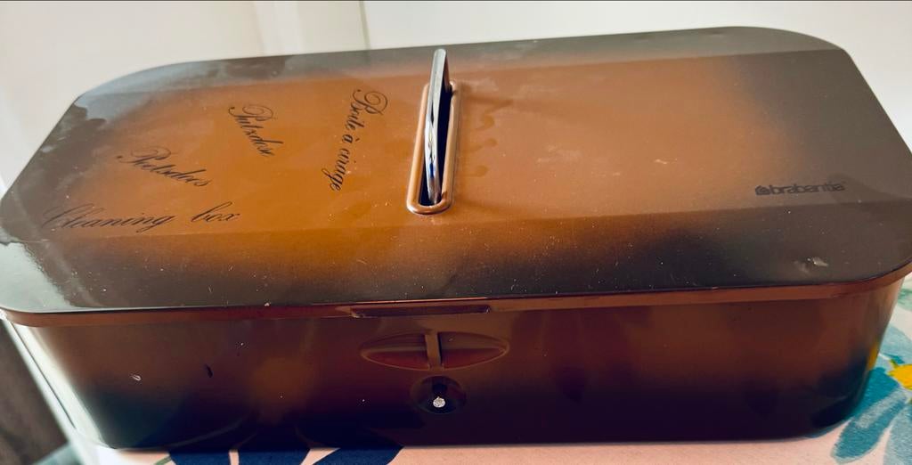 Brabantia Poetsdoos / Cleaning Box - Vintage Bruin, Ophalen, Gebruikt