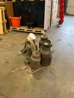 4 melkbussen met carbid, Ophalen, Gebruikt