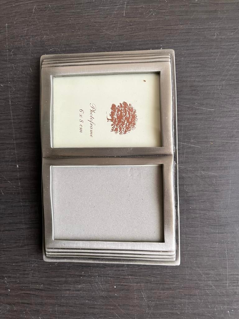 Fotolijstje 6x8 cm - Metaal, Ophalen of Verzenden, Gebruikt