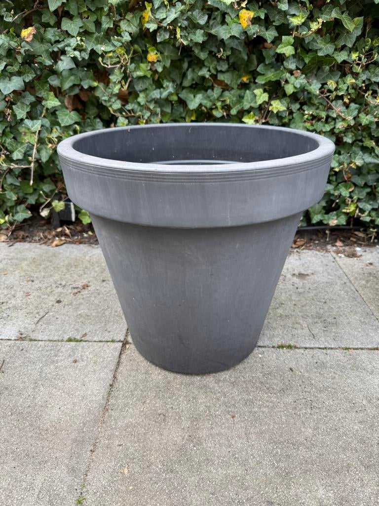 Ronde bloembak, Ophalen, Rond, Kunststof