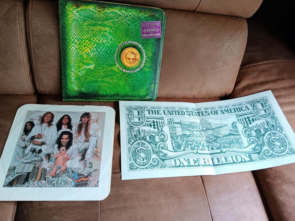 Alice Cooper BILLION DOLLAR BABIES Vinyl Record LP 1973, Verzamelen, Speelkaarten, Jokers en Kwartetten, Ophalen of Verzenden